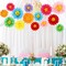 14 PCS Mexican Tissue Paper Flowers – Colorful Fiesta Party Decorations for Cinco de Mayo, Birthday, Wedding & Holiday Events – Hanging Ceiling, Wall & Table Decor – Perfect for Mother's Day Card Making Displays